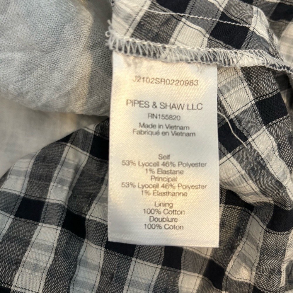 Veronica Beard Plaid Mini Dress - size S​​ - Picture 6 of 6